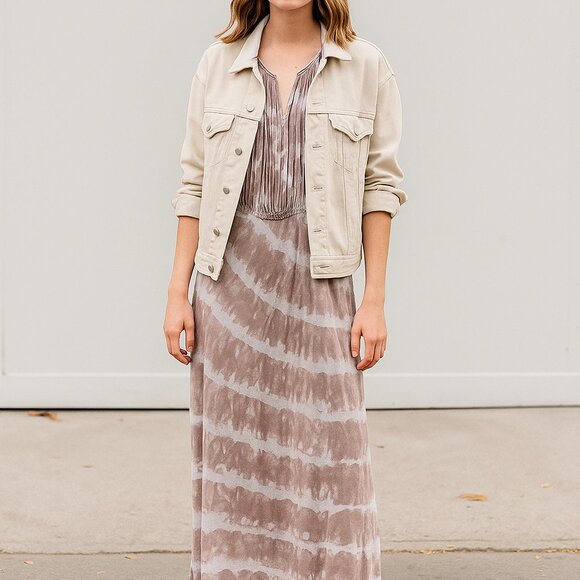 Young Fabulous & Broke Dresses & Skirts - YFB Young Fabulous & Broke Tie Dye Maxi Dress XS